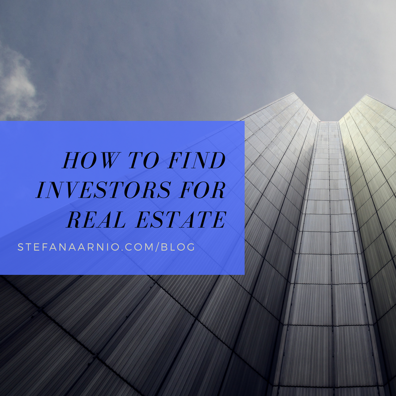 find real estate investors