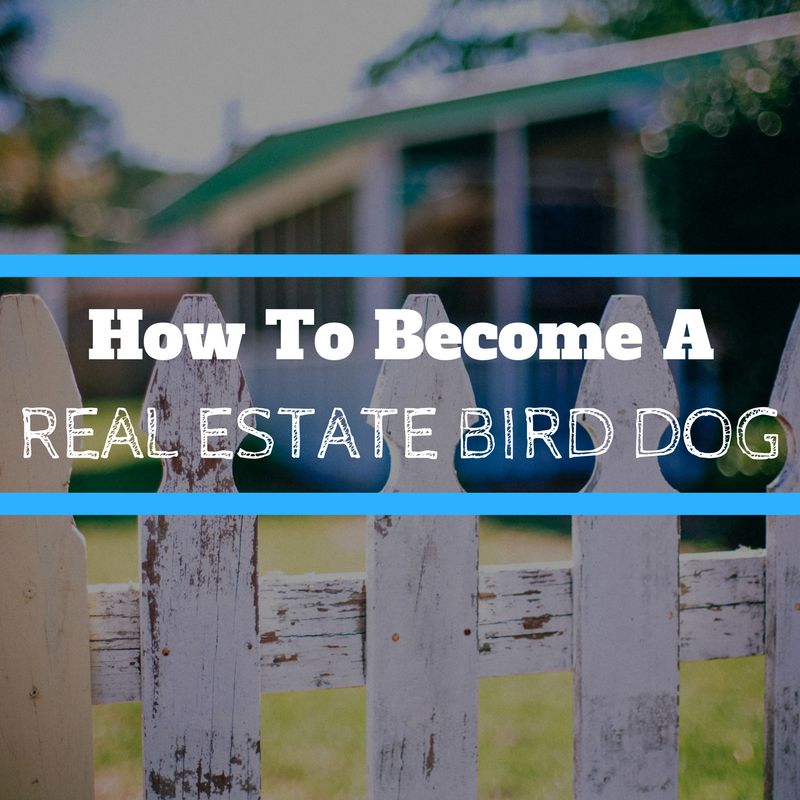 How To Become A Real Estate Bird Dog