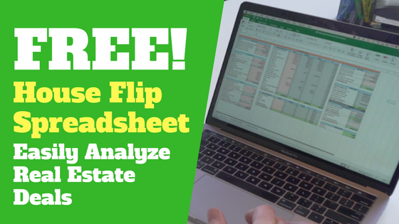 House Flipping Calculator Excel Spreadsheet To Analyze Real Estate Deals